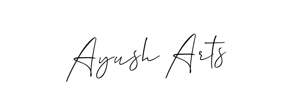 Make a beautiful signature design for name Ayush Arts. Use this online signature maker to create a handwritten signature for free. Ayush Arts signature style 2 images and pictures png