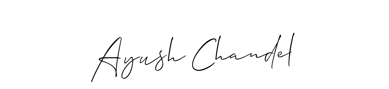 Best and Professional Signature Style for Ayush Chandel. Allison_Script Best Signature Style Collection. Ayush Chandel signature style 2 images and pictures png