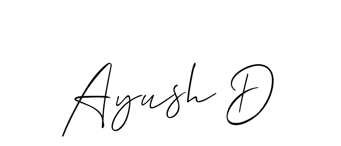 Check out images of Autograph of Ayush D name. Actor Ayush D Signature Style. Allison_Script is a professional sign style online. Ayush D signature style 2 images and pictures png