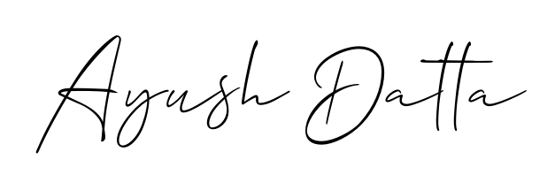 Stand out with a creative autograph for Ayush Datta. The Allison_Script styling blends modern aesthetics with classic signature flourishes. Ayush Datta signature style 2 images and pictures png