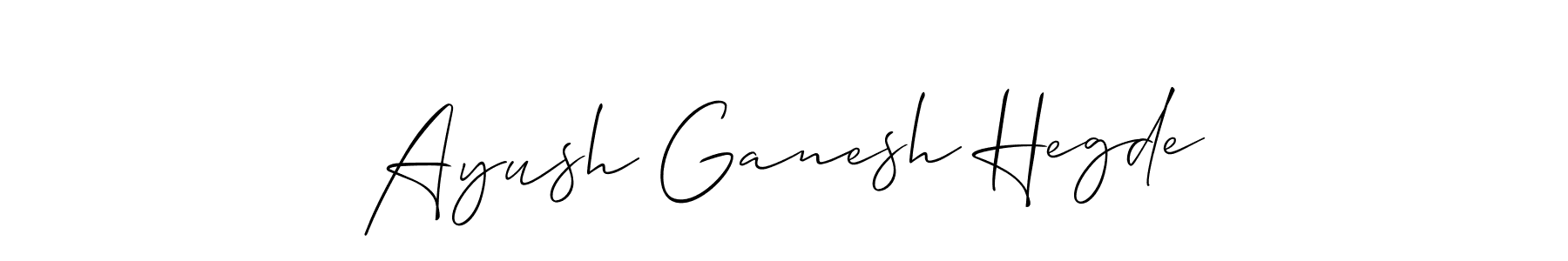 You can use this online signature creator to create a handwritten signature for the name Ayush Ganesh Hegde. This is the best online autograph maker. Ayush Ganesh Hegde signature style 2 images and pictures png