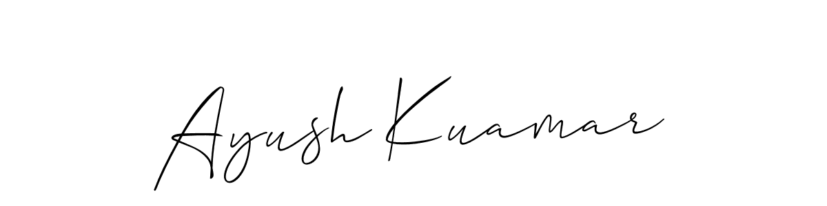 Once you've used our free online signature maker to create your best signature Allison_Script style, it's time to enjoy all of the benefits that Ayush Kuamar name signing documents. Ayush Kuamar signature style 2 images and pictures png