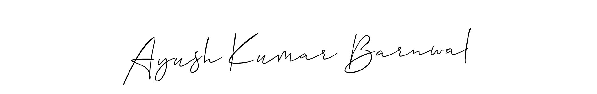 Similarly Allison_Script is the best handwritten signature design. Signature creator online .You can use it as an online autograph creator for name Ayush Kumar Barnwal. Ayush Kumar Barnwal signature style 2 images and pictures png