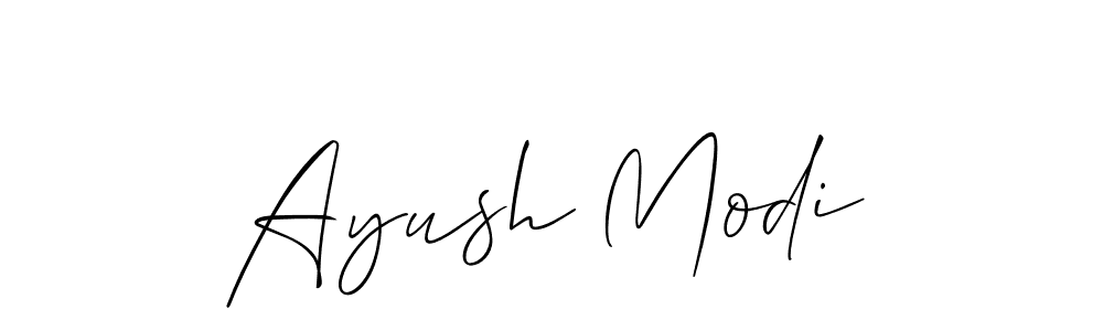 It looks lik you need a new signature style for name Ayush Modi. Design unique handwritten (Allison_Script) signature with our free signature maker in just a few clicks. Ayush Modi signature style 2 images and pictures png