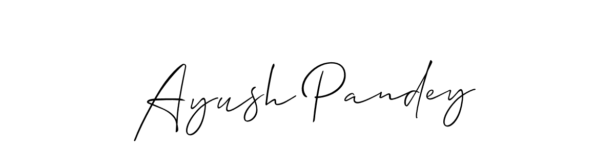 if you are searching for the best signature style for your name Ayush Pandey. so please give up your signature search. here we have designed multiple signature styles  using Allison_Script. Ayush Pandey signature style 2 images and pictures png
