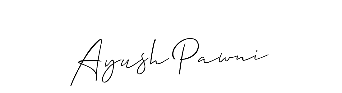 if you are searching for the best signature style for your name Ayush Pawni. so please give up your signature search. here we have designed multiple signature styles  using Allison_Script. Ayush Pawni signature style 2 images and pictures png