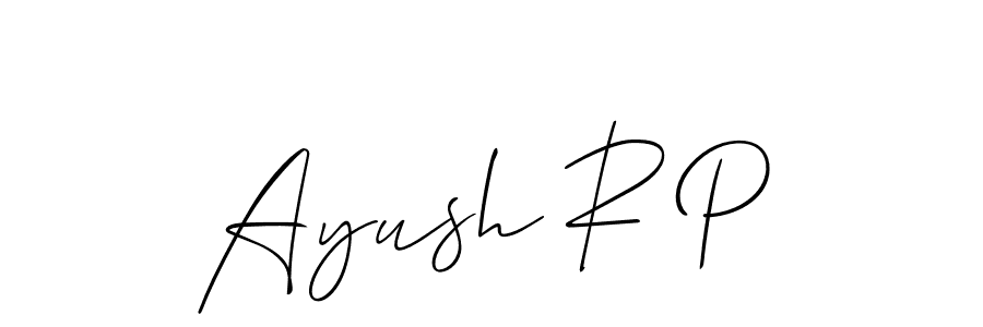 Similarly Allison_Script is the best handwritten signature design. Signature creator online .You can use it as an online autograph creator for name Ayush R P. Ayush R P signature style 2 images and pictures png