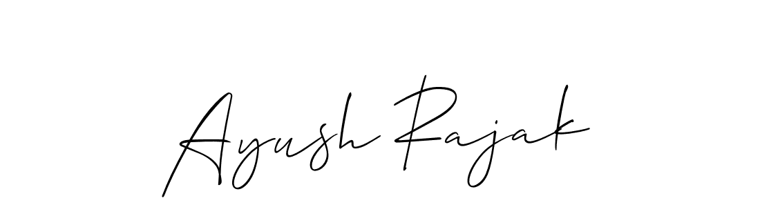 Similarly Allison_Script is the best handwritten signature design. Signature creator online .You can use it as an online autograph creator for name Ayush Rajak. Ayush Rajak signature style 2 images and pictures png