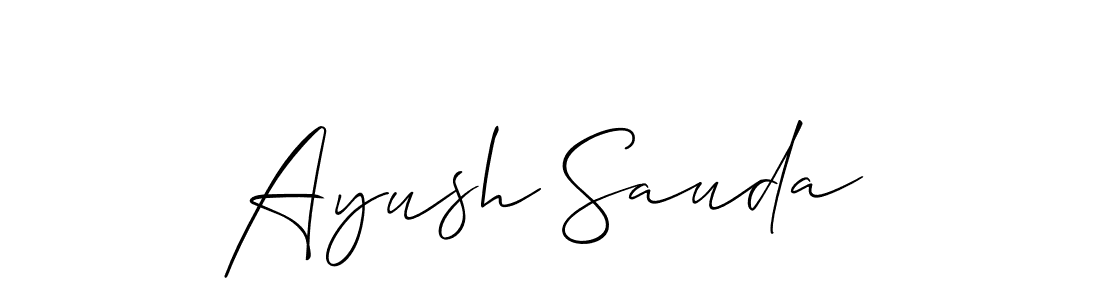 Also You can easily find your signature by using the search form. We will create Ayush Sauda name handwritten signature images for you free of cost using Allison_Script sign style. Ayush Sauda signature style 2 images and pictures png