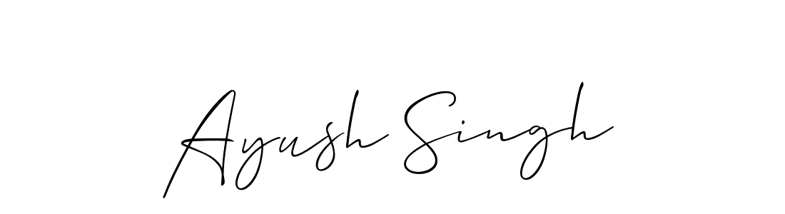 Also You can easily find your signature by using the search form. We will create Ayush Singh name handwritten signature images for you free of cost using Allison_Script sign style. Ayush Singh signature style 2 images and pictures png