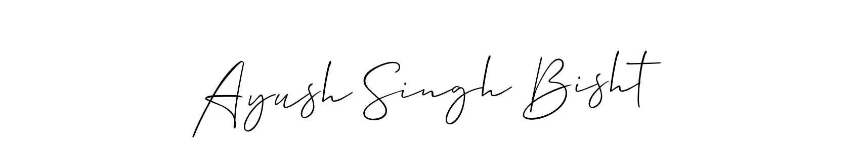 Similarly Allison_Script is the best handwritten signature design. Signature creator online .You can use it as an online autograph creator for name Ayush Singh Bisht. Ayush Singh Bisht signature style 2 images and pictures png