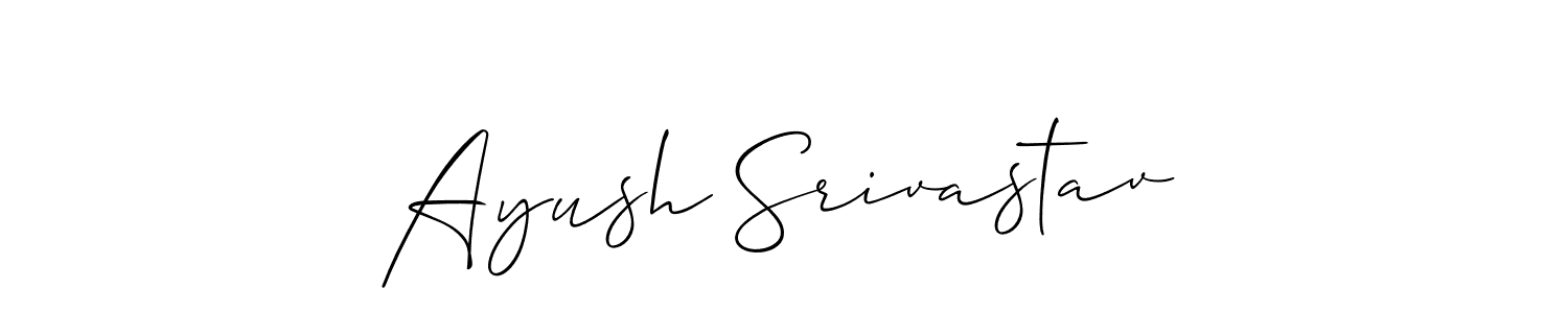 Best and Professional Signature Style for Ayush Srivastav. Allison_Script Best Signature Style Collection. Ayush Srivastav signature style 2 images and pictures png