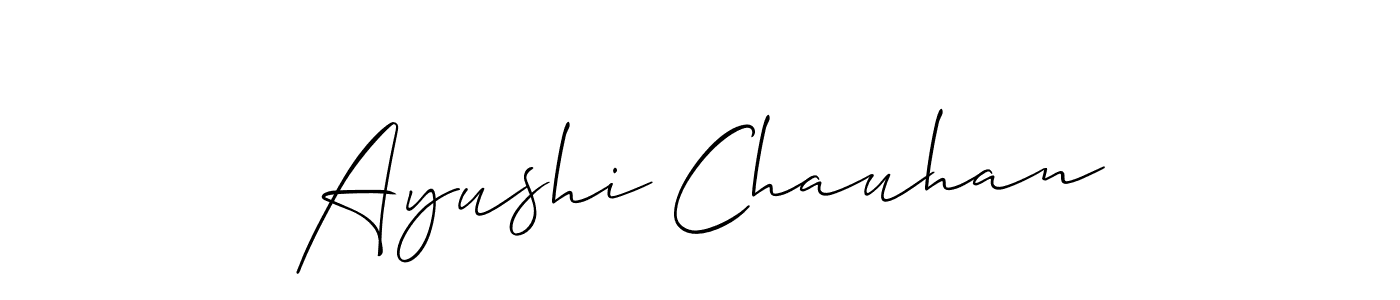 Once you've used our free online signature maker to create your best signature Allison_Script style, it's time to enjoy all of the benefits that Ayushi Chauhan name signing documents. Ayushi Chauhan signature style 2 images and pictures png