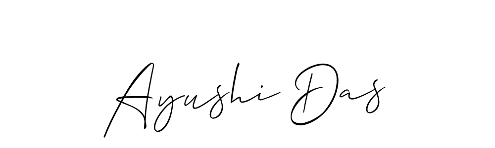 Make a short Ayushi Das signature style. Manage your documents anywhere anytime using Allison_Script. Create and add eSignatures, submit forms, share and send files easily. Ayushi Das signature style 2 images and pictures png