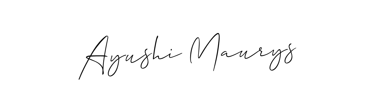 See photos of Ayushi Maurys official signature by Spectra . Check more albums & portfolios. Read reviews & check more about Allison_Script font. Ayushi Maurys signature style 2 images and pictures png