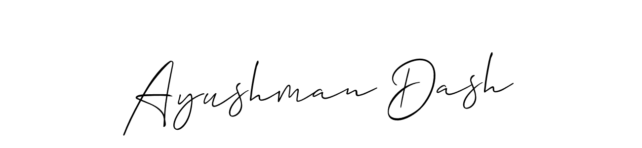 Ayushman Dash stylish signature style. Best Handwritten Sign (Allison_Script) for my name. Handwritten Signature Collection Ideas for my name Ayushman Dash. Ayushman Dash signature style 2 images and pictures png