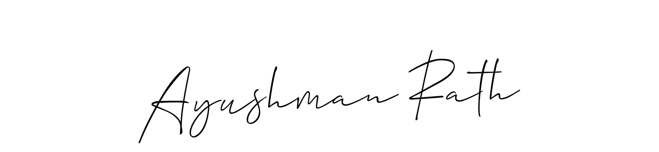if you are searching for the best signature style for your name Ayushman Rath. so please give up your signature search. here we have designed multiple signature styles  using Allison_Script. Ayushman Rath signature style 2 images and pictures png