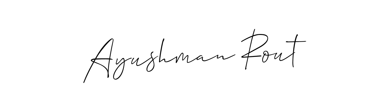 How to Draw Ayushman Rout signature style? Allison_Script is a latest design signature styles for name Ayushman Rout. Ayushman Rout signature style 2 images and pictures png
