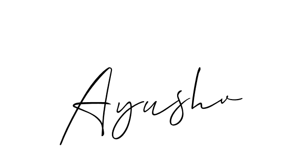 Ayushv stylish signature style. Best Handwritten Sign (Allison_Script) for my name. Handwritten Signature Collection Ideas for my name Ayushv. Ayushv signature style 2 images and pictures png