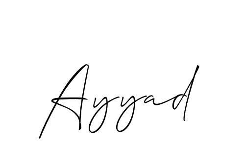 How to Draw Ayyad signature style? Allison_Script is a latest design signature styles for name Ayyad. Ayyad signature style 2 images and pictures png
