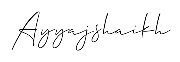 Get an exclusive digital autograph for Ayyajshaikh. The Allison_Script typeface captures the charm of real penmanship on paper. Ayyajshaikh signature style 2 images and pictures png