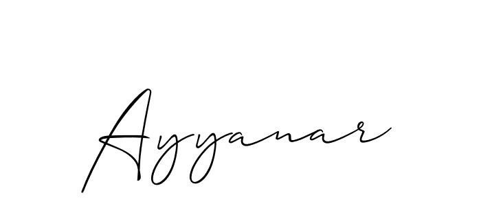 The best way (Allison_Script) to make a short signature is to pick only two or three words in your name. The name Ayyanar include a total of six letters. For converting this name. Ayyanar signature style 2 images and pictures png