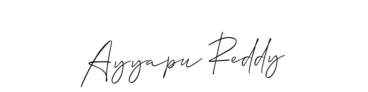 This is the best signature style for the Ayyapu Reddy name. Also you like these signature font (Allison_Script). Mix name signature. Ayyapu Reddy signature style 2 images and pictures png