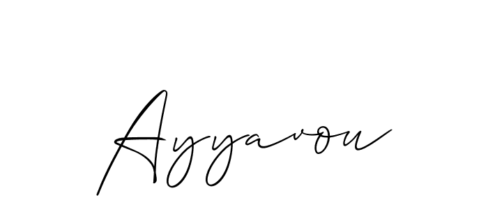 This is the best signature style for the Ayyavou name. Also you like these signature font (Allison_Script). Mix name signature. Ayyavou signature style 2 images and pictures png