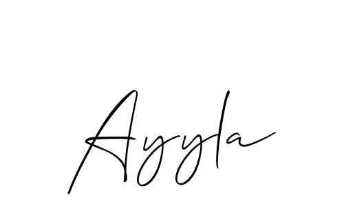 You can use this online signature creator to create a handwritten signature for the name Ayyla. This is the best online autograph maker. Ayyla signature style 2 images and pictures png