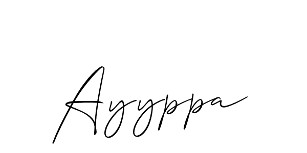 Best and Professional Signature Style for Ayyppa. Allison_Script Best Signature Style Collection. Ayyppa signature style 2 images and pictures png