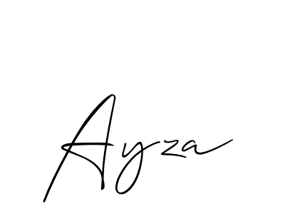 Also we have Ayza name is the best signature style. Create professional handwritten signature collection using Allison_Script autograph style. Ayza signature style 2 images and pictures png
