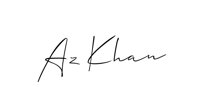 How to Draw Az Khan signature style? Allison_Script is a latest design signature styles for name Az Khan. Az Khan signature style 2 images and pictures png