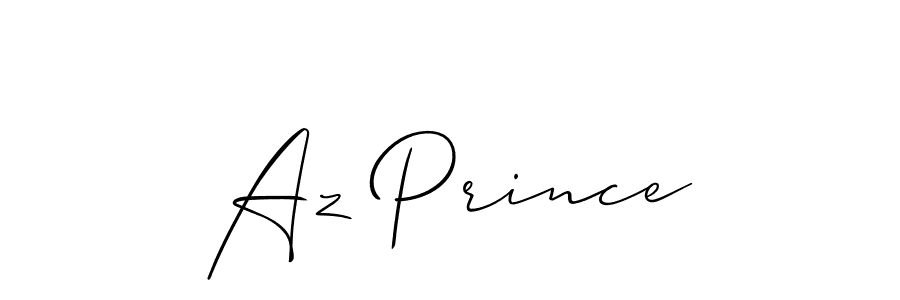 It looks lik you need a new signature style for name Az Prince. Design unique handwritten (Allison_Script) signature with our free signature maker in just a few clicks. Az Prince signature style 2 images and pictures png