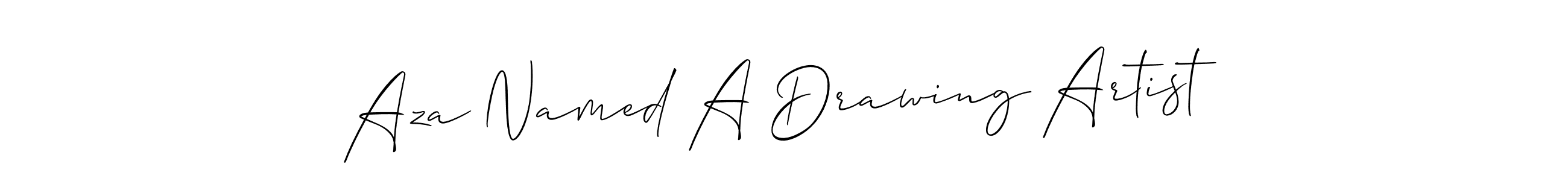 Make a short Aza Named A Drawing Artist signature style. Manage your documents anywhere anytime using Allison_Script. Create and add eSignatures, submit forms, share and send files easily. Aza Named A Drawing Artist signature style 2 images and pictures png