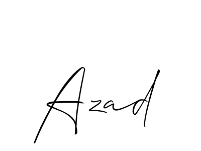 if you are searching for the best signature style for your name Azad. so please give up your signature search. here we have designed multiple signature styles  using Allison_Script. Azad signature style 2 images and pictures png