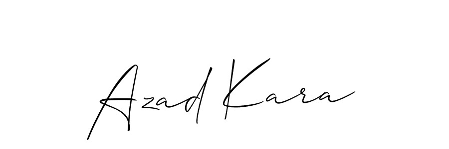 Make a beautiful signature design for name Azad Kara. Use this online signature maker to create a handwritten signature for free. Azad Kara signature style 2 images and pictures png