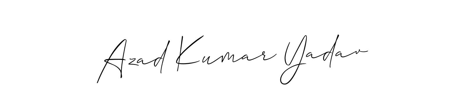 Here are the top 10 professional signature styles for the name Azad Kumar Yadav. These are the best autograph styles you can use for your name. Azad Kumar Yadav signature style 2 images and pictures png