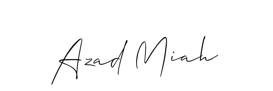 Make a beautiful signature design for name Azad Miah. Use this online signature maker to create a handwritten signature for free. Azad Miah signature style 2 images and pictures png