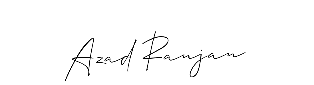 This is the best signature style for the Azad Ranjan name. Also you like these signature font (Allison_Script). Mix name signature. Azad Ranjan signature style 2 images and pictures png