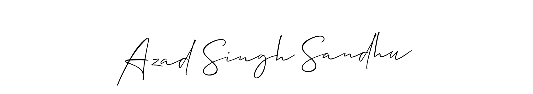 Similarly Allison_Script is the best handwritten signature design. Signature creator online .You can use it as an online autograph creator for name Azad Singh Sandhu. Azad Singh Sandhu signature style 2 images and pictures png