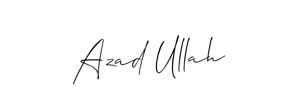 Best and Professional Signature Style for Azad Ullah. Allison_Script Best Signature Style Collection. Azad Ullah signature style 2 images and pictures png