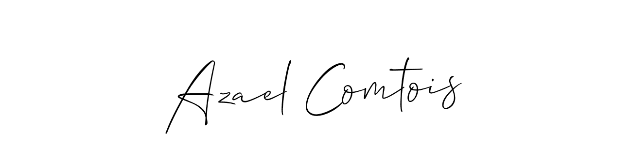 Best and Professional Signature Style for Azael Comtois. Allison_Script Best Signature Style Collection. Azael Comtois signature style 2 images and pictures png