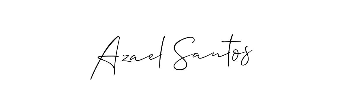Check out images of Autograph of Azael Santos name. Actor Azael Santos Signature Style. Allison_Script is a professional sign style online. Azael Santos signature style 2 images and pictures png