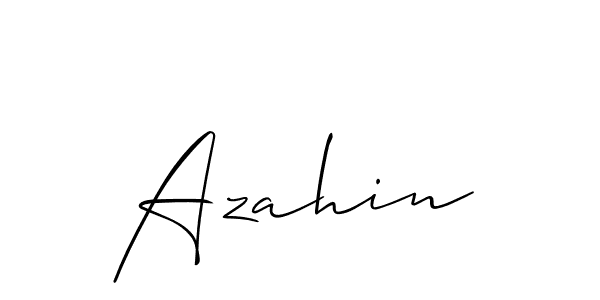 if you are searching for the best signature style for your name Azahin. so please give up your signature search. here we have designed multiple signature styles  using Allison_Script. Azahin signature style 2 images and pictures png