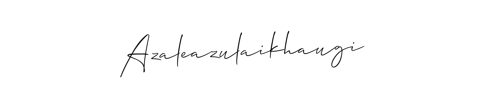 Here are the top 10 professional signature styles for the name Azaleazulaikhaugi. These are the best autograph styles you can use for your name. Azaleazulaikhaugi signature style 2 images and pictures png