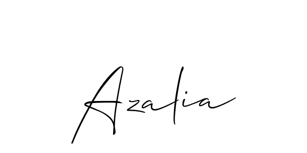 if you are searching for the best signature style for your name Azalia. so please give up your signature search. here we have designed multiple signature styles  using Allison_Script. Azalia signature style 2 images and pictures png