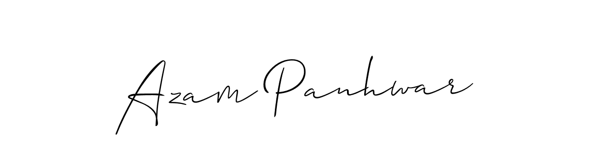 Allison_Script is a professional signature style that is perfect for those who want to add a touch of class to their signature. It is also a great choice for those who want to make their signature more unique. Get Azam Panhwar name to fancy signature for free. Azam Panhwar signature style 2 images and pictures png