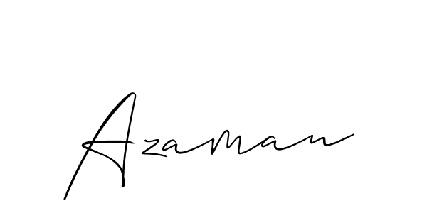 It looks lik you need a new signature style for name Azaman. Design unique handwritten (Allison_Script) signature with our free signature maker in just a few clicks. Azaman signature style 2 images and pictures png