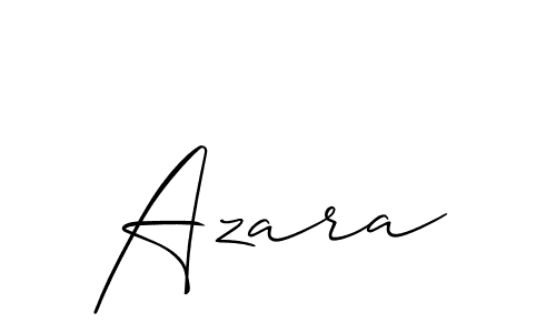 Allison_Script is a professional signature style that is perfect for those who want to add a touch of class to their signature. It is also a great choice for those who want to make their signature more unique. Get Azara name to fancy signature for free. Azara signature style 2 images and pictures png
