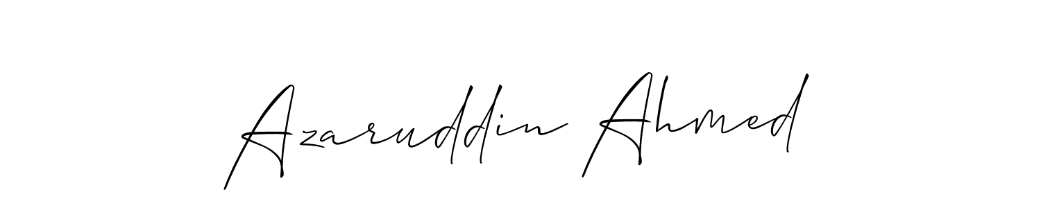 Best and Professional Signature Style for Azaruddin Ahmed. Allison_Script Best Signature Style Collection. Azaruddin Ahmed signature style 2 images and pictures png